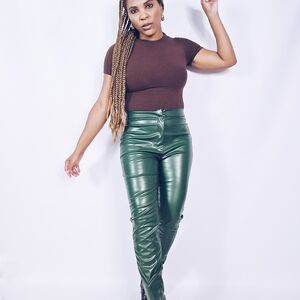 Faux Leather Skinny Pants